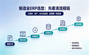 制造业ERP系统哪家好?选型避坑指南