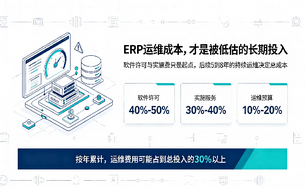 ERP上线后运维成本怎么控制?选型时就要考虑