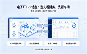 电子厂ERP选型:车间管控能力比财务更重要 | 新司南科技