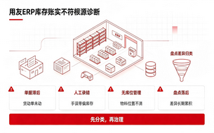 用友库存账实不符怎么解决?ERP账与仓库实物对不上的根源与治理思路